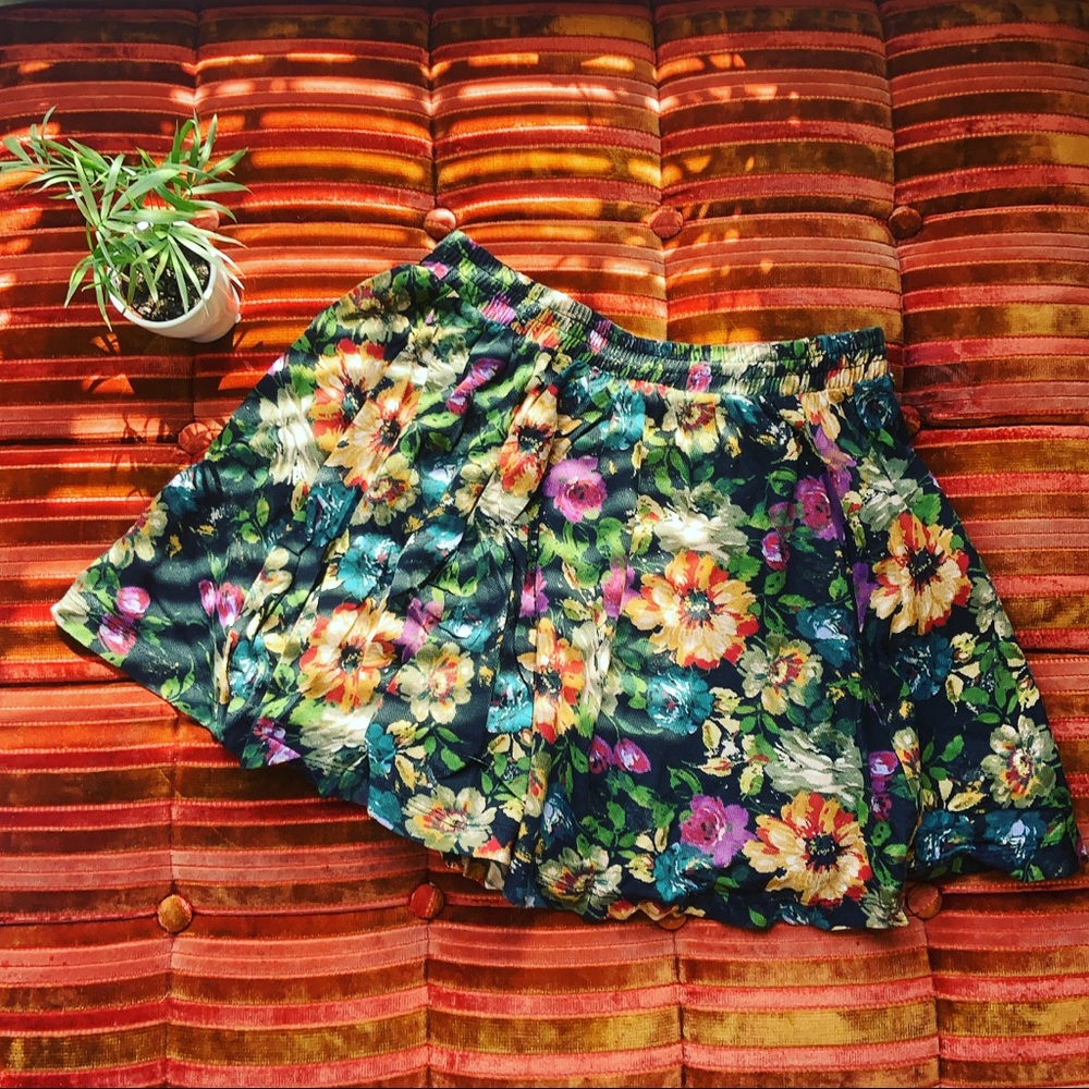 💐✨ Floral Pleated Mini Skirt ✨💐